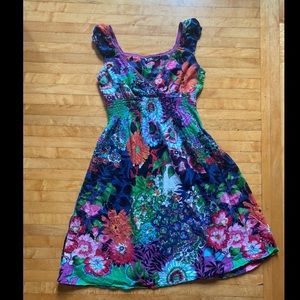 Cotton floral summer dress